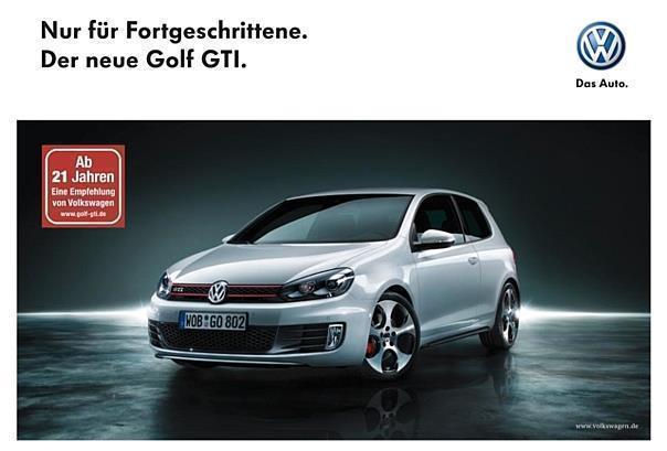 GTi-Plakat von Volkswagen. Foto: Auto-Reporter/Volkswagen